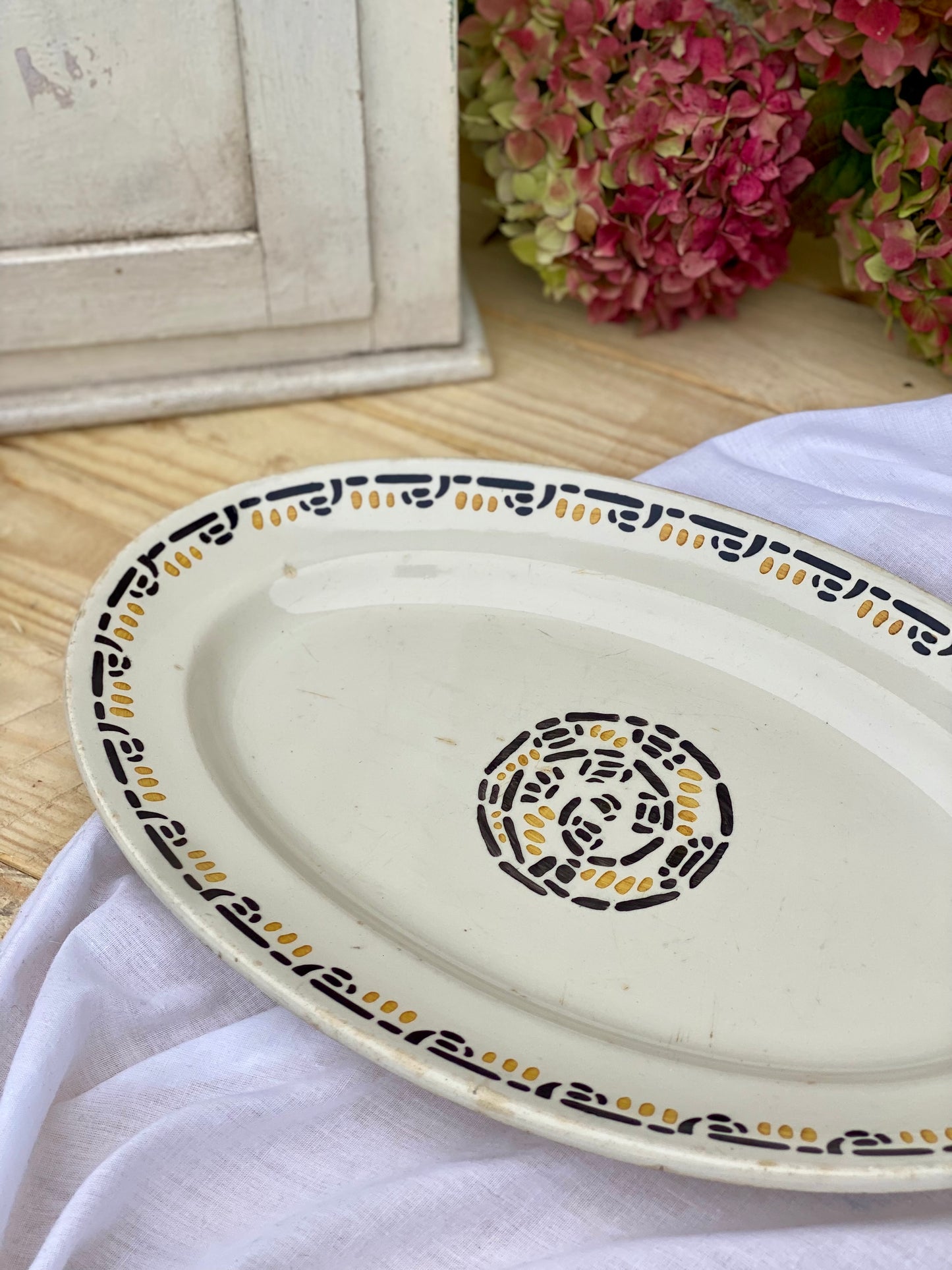 Plat oval