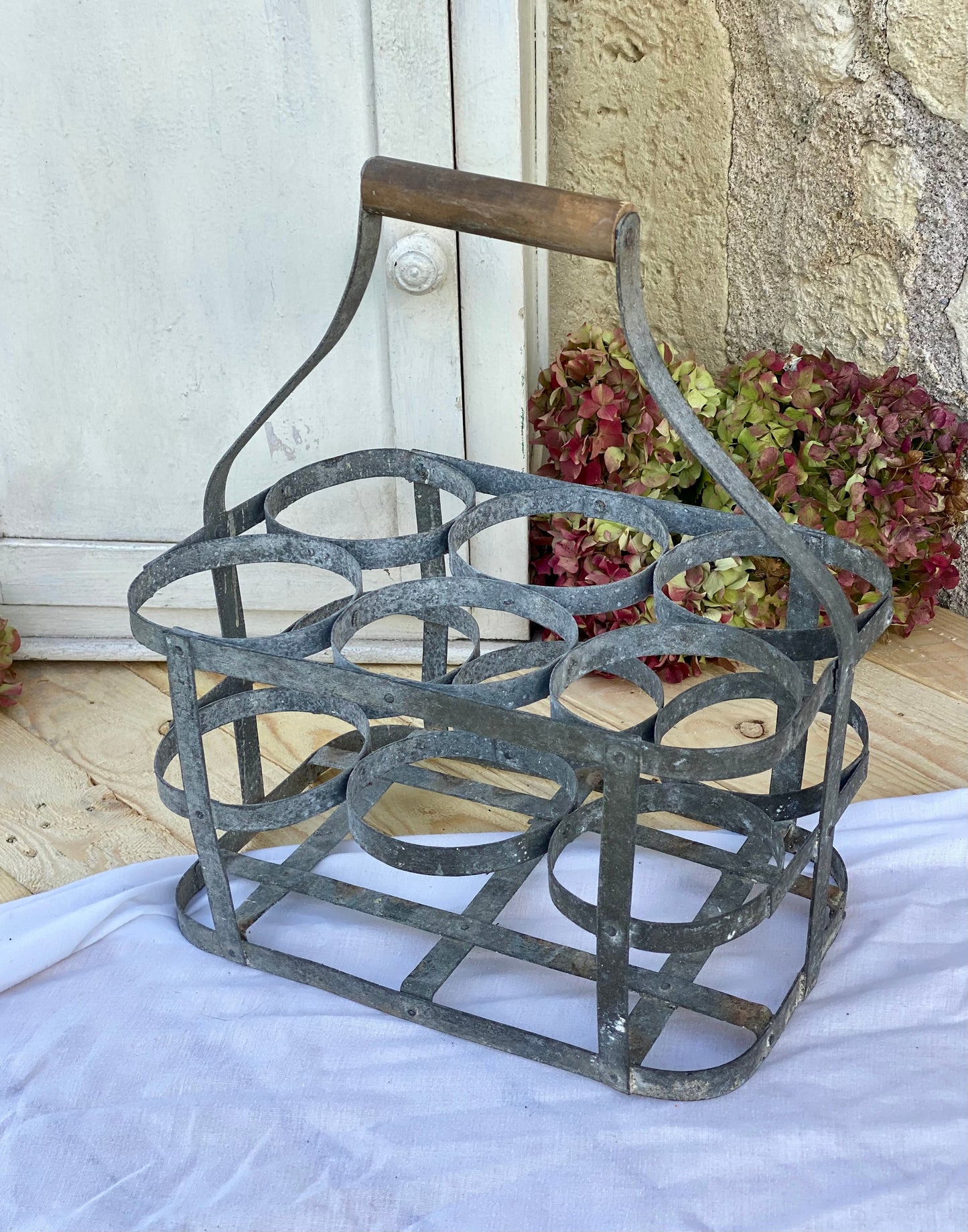 Porte bouteille zinc