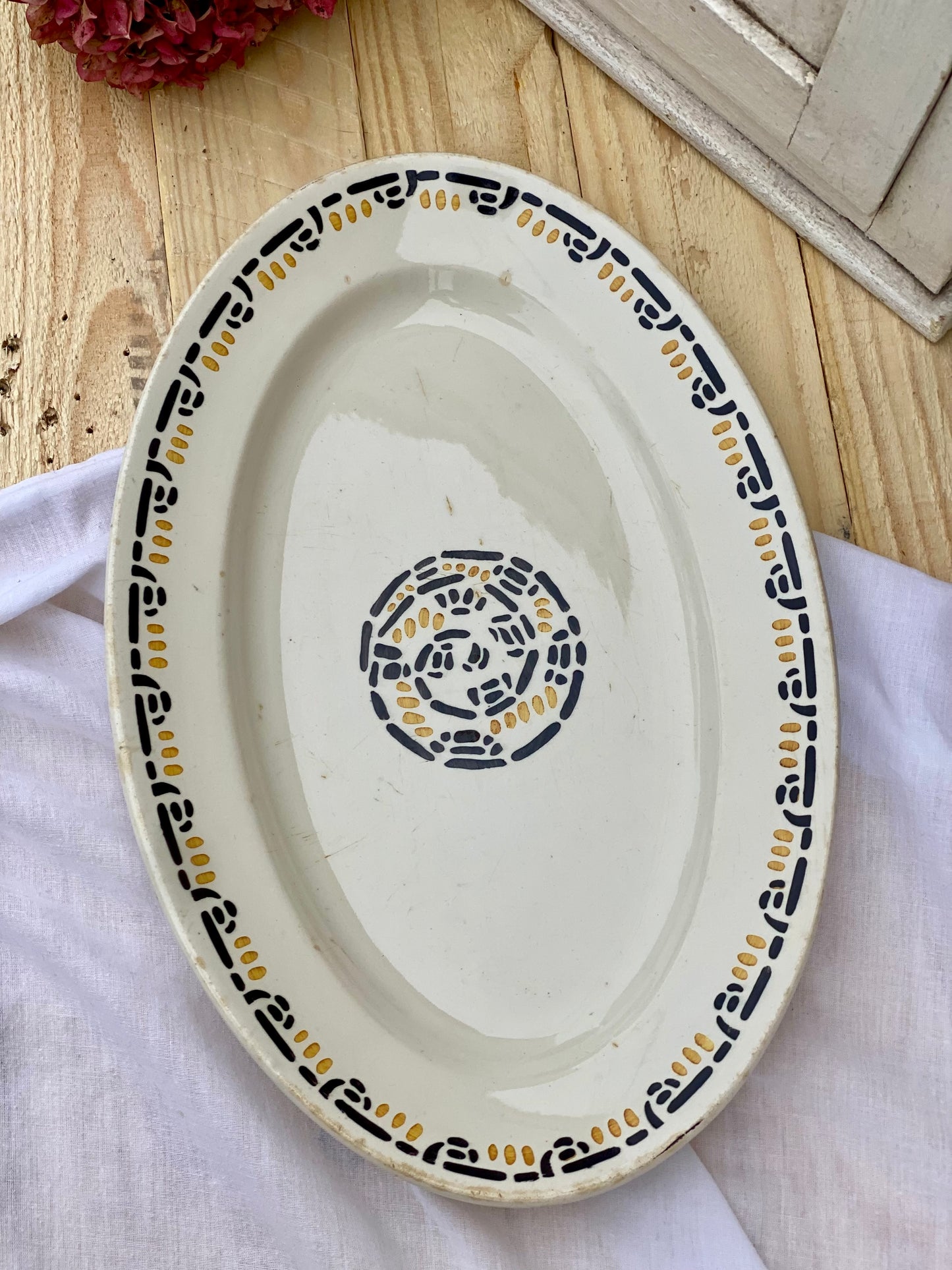 Plat oval