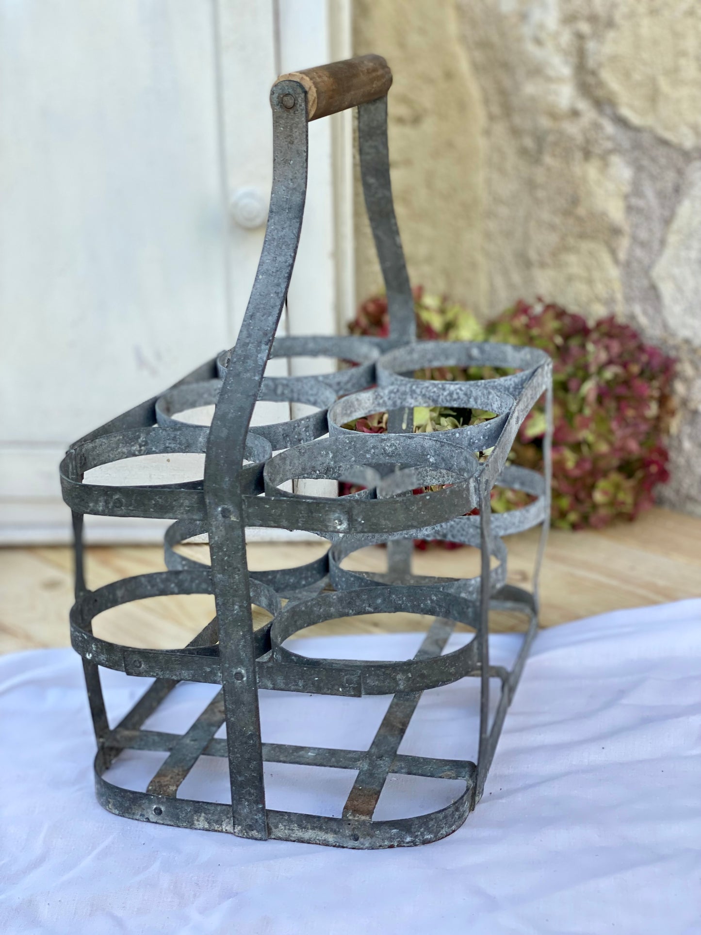 Porte bouteille zinc