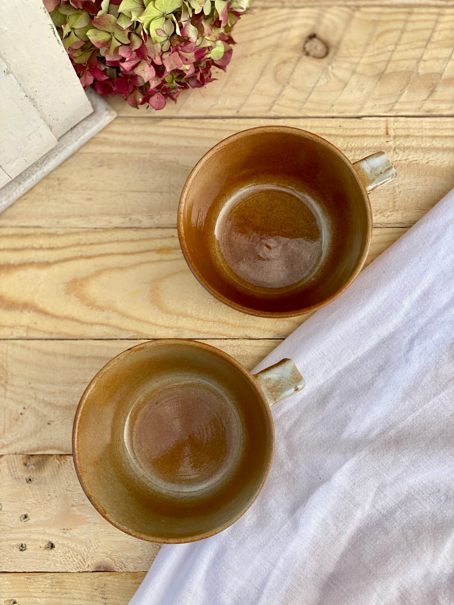 Duo grandes tasses en grès