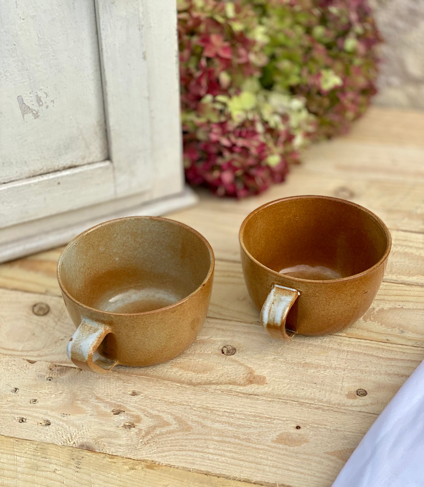 Duo grandes tasses en grès